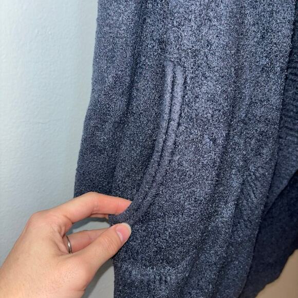 Barefoot Dreams Cozy Chic Lite Gray Knit 
Cardigan Size Medium - Picture 5 of 15